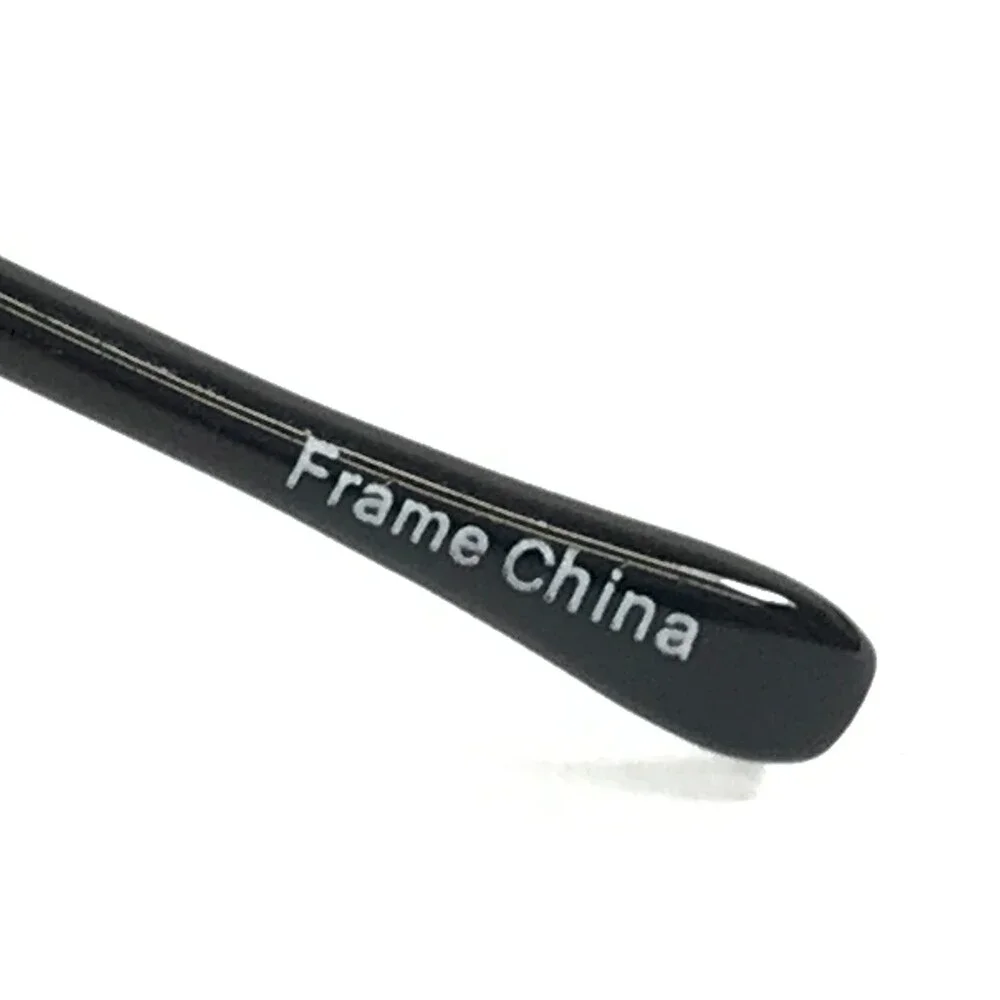 Parade Eyeglasses Frames 1554 BLACK Rectangle Wire Rim 55-16-135